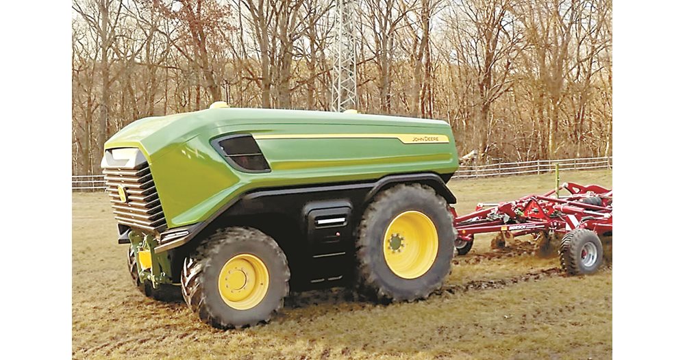 ВЪЗХОД НА ТЕХНОЛОГИИТЕ: Deere показа най-новия си електрически робот-трактор