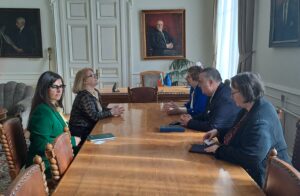 Среща на чл.-кор. Евелина Славчева с представители на посолството на САЩ